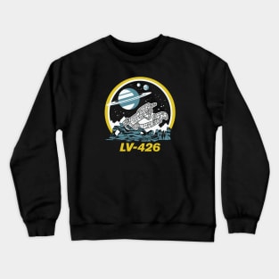 LV 426 Derelict Spacecraft Vacation Parody Crewneck Sweatshirt